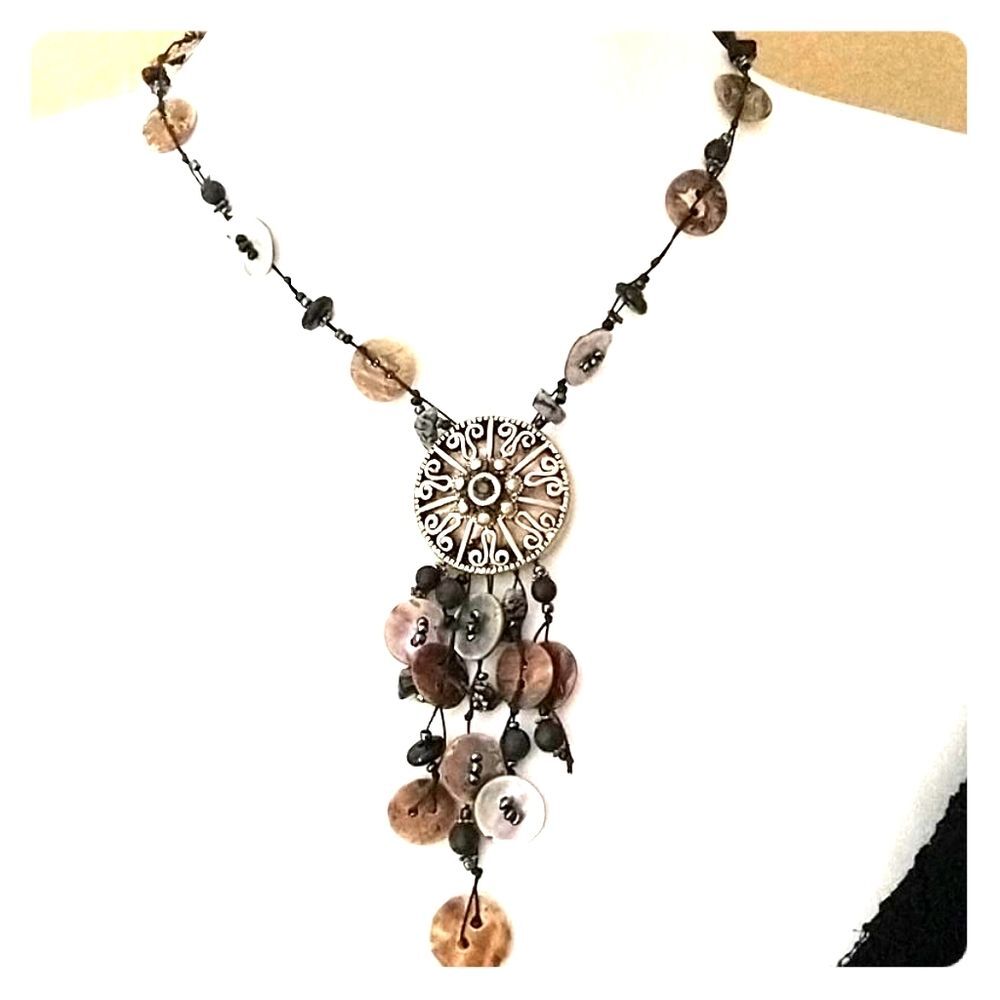Buttons Galore Necklace Set